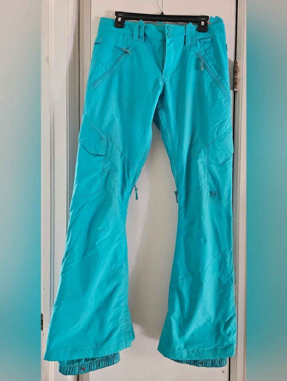 DC Nonchalant Women's Snowboard Pants Teal 10K Waterproof Size Medium